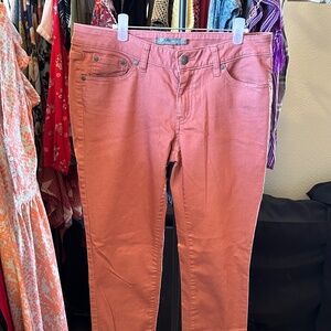 prAna Pink Skinny Jeans Size 10 / 30 Stretch Denim Pants